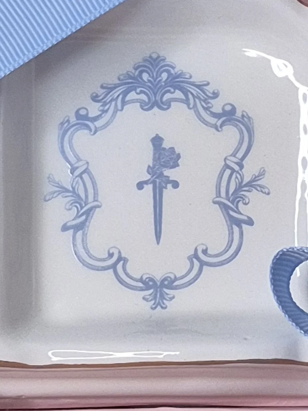 Eccolo Romeo and Juliet Book Ceramic Trinket Tray NWT